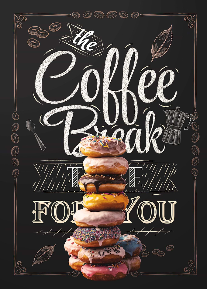 Coffee Break Donut Tower