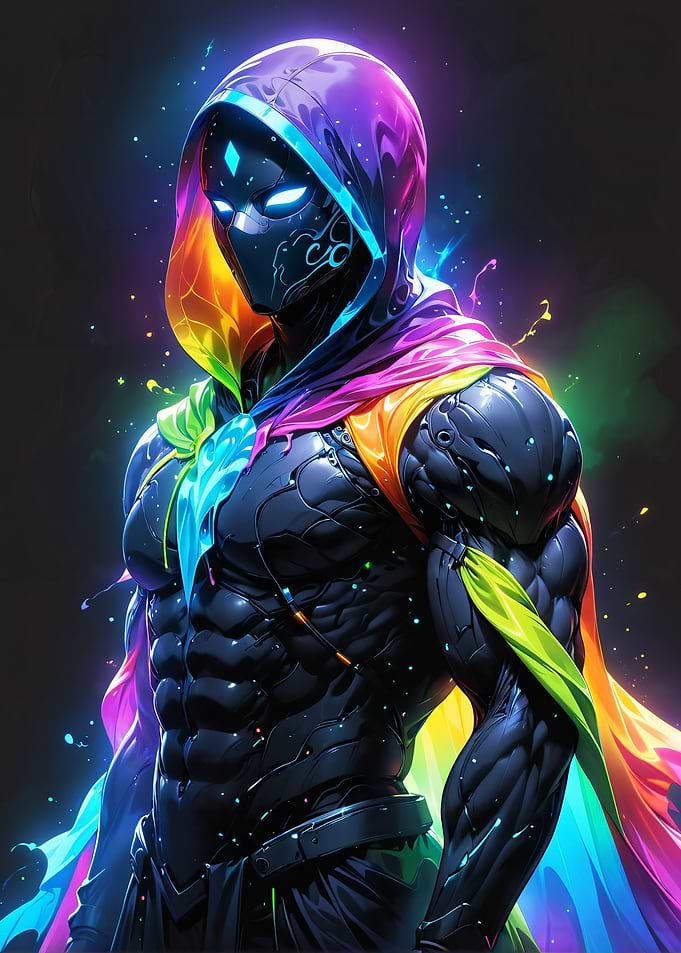 cyborg rainbow