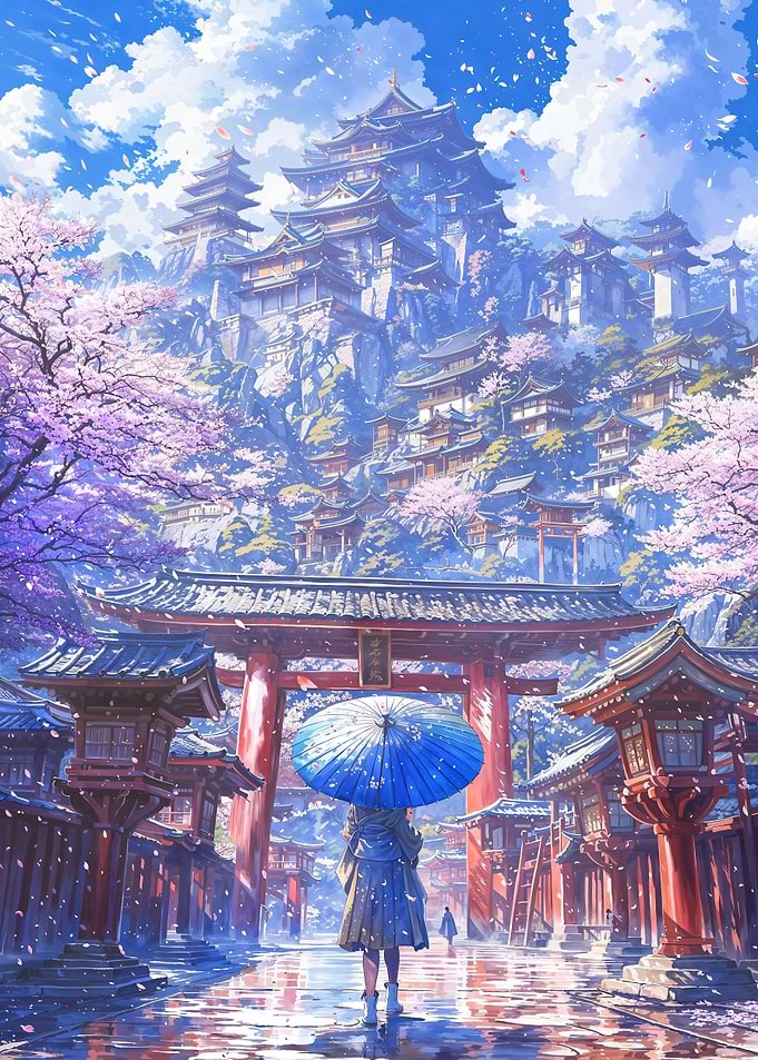 Sakura Temple Ascent