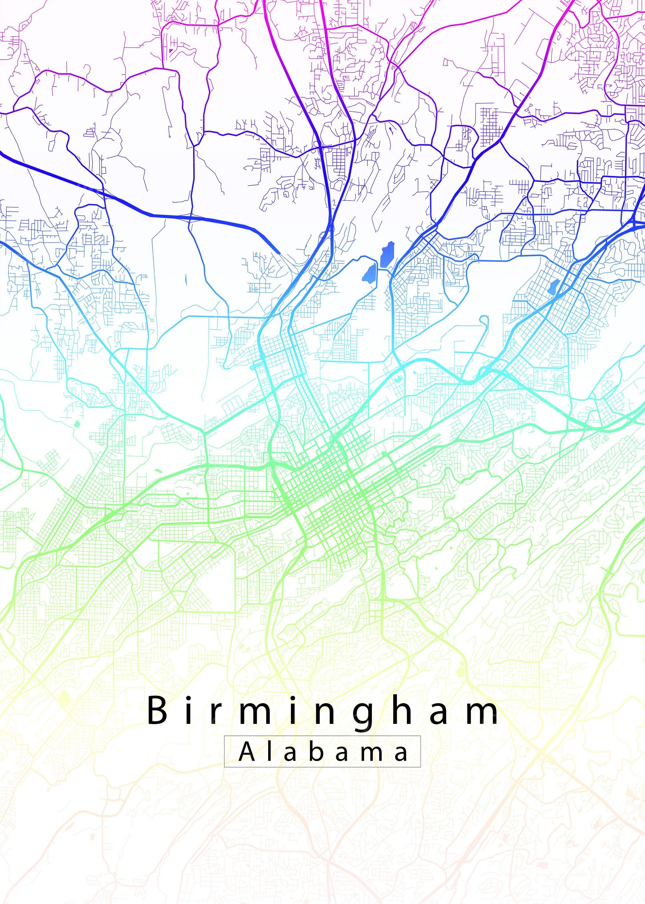 Birmingham Alabama Map