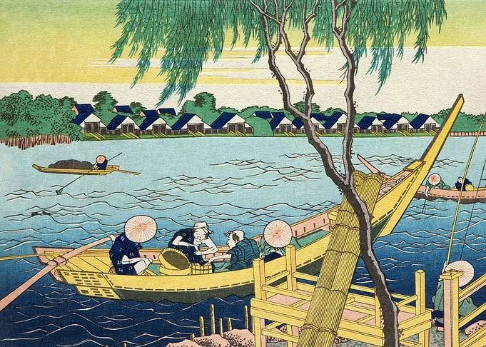 Fishing on Miyato River