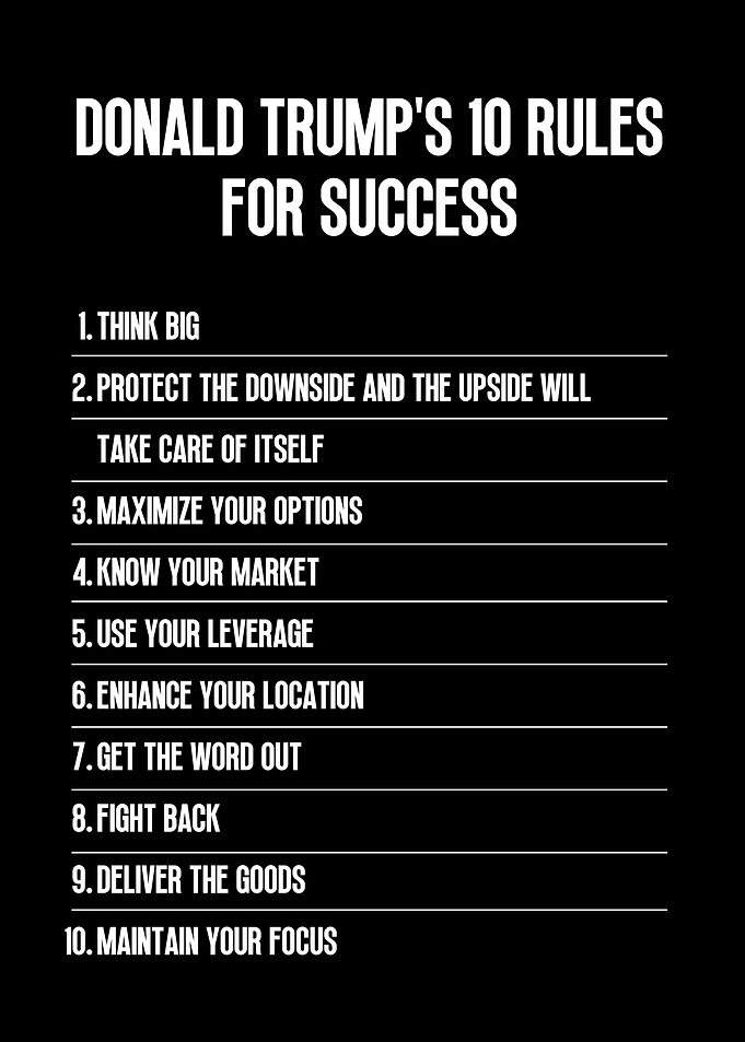 Donald Trumps 10 rules