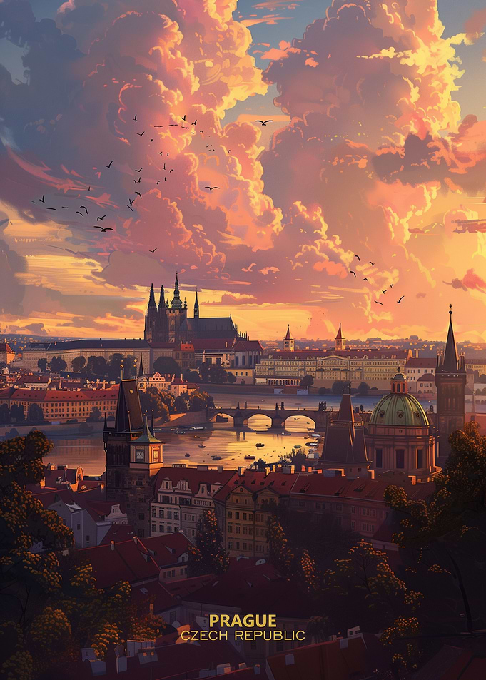 Prague city Czech Republic