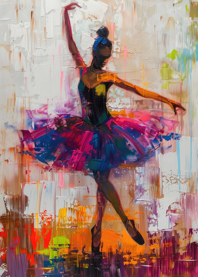 Rainbow Ballet Dancer