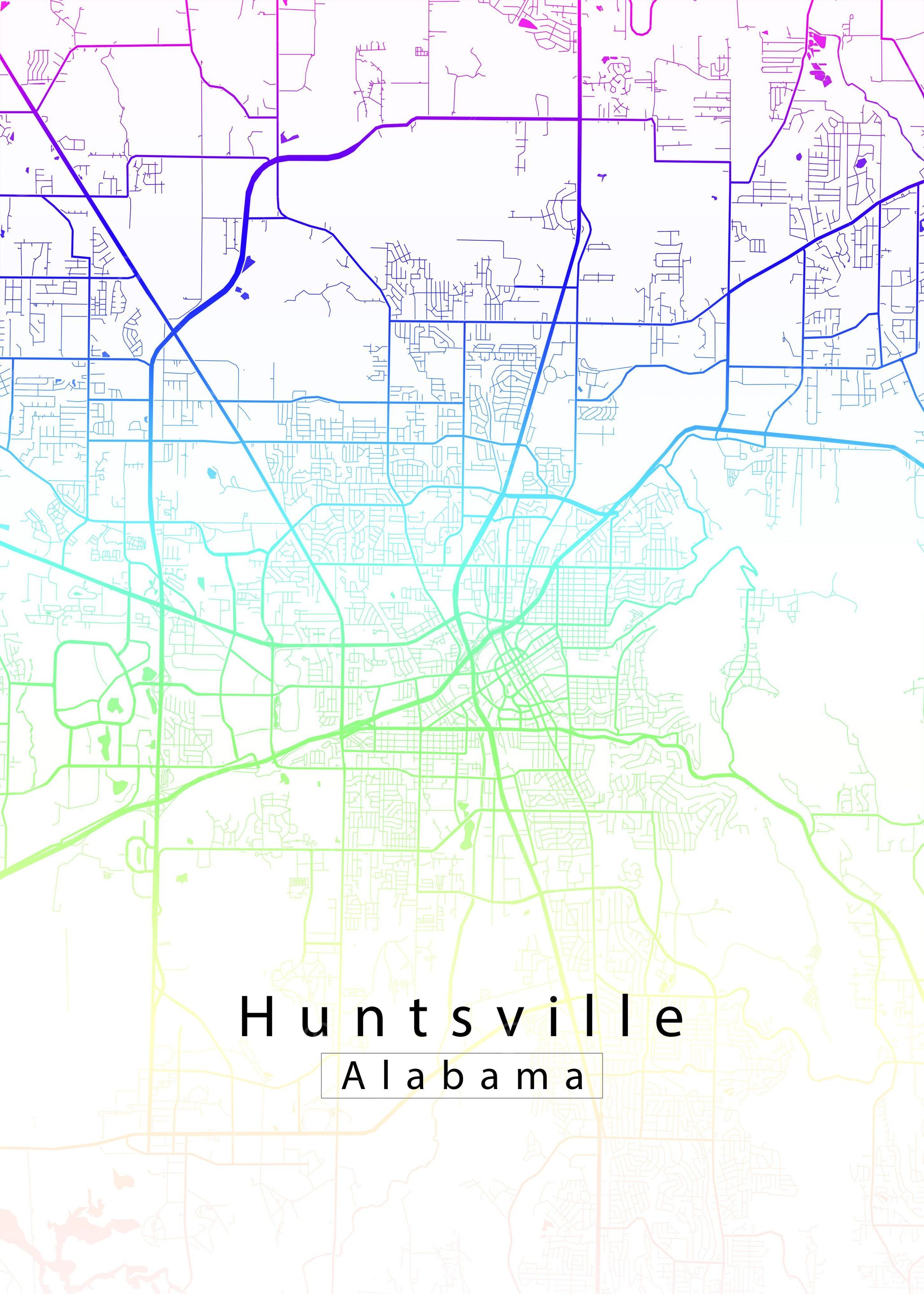 Huntsville Alabama Map