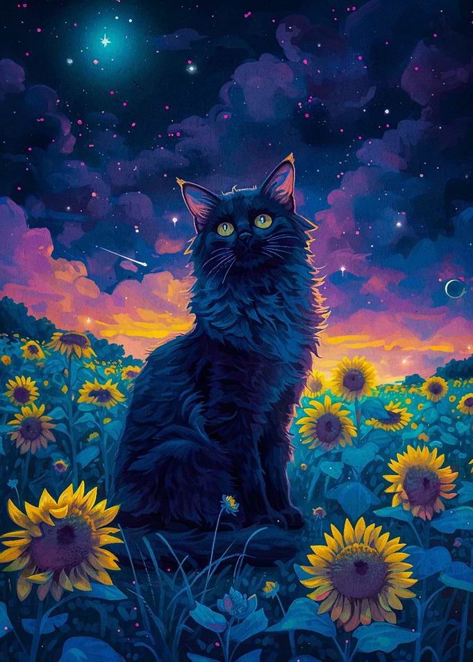 cat vangogh