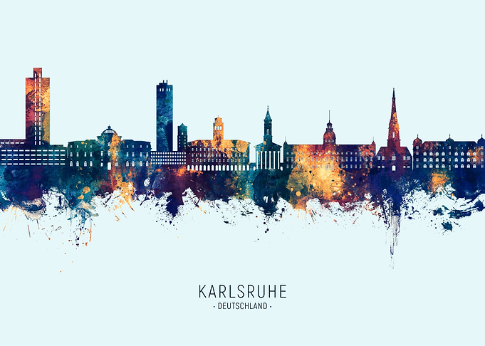 Karlsruhe Skyline Germany
