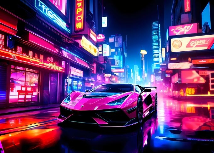 Neon cyberpunk