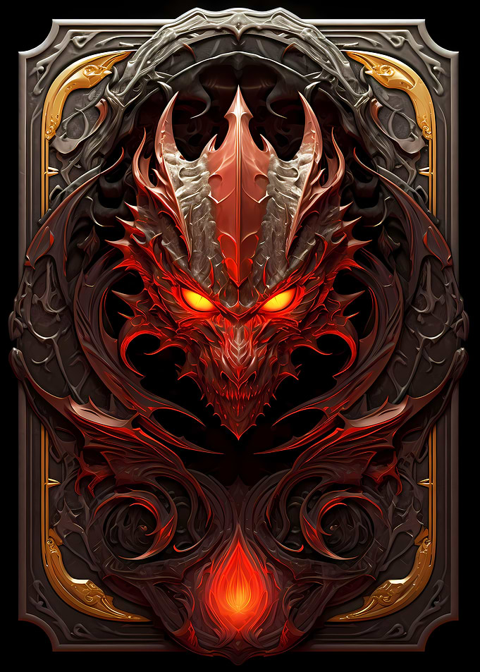 Monster Dragon God Art