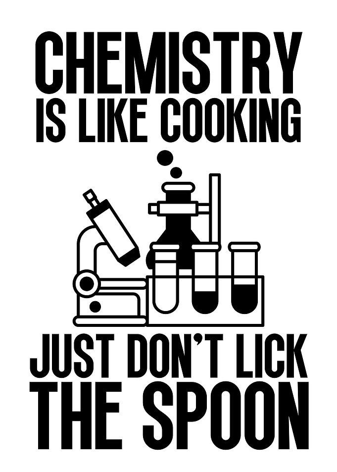 Chemistry is like cooking