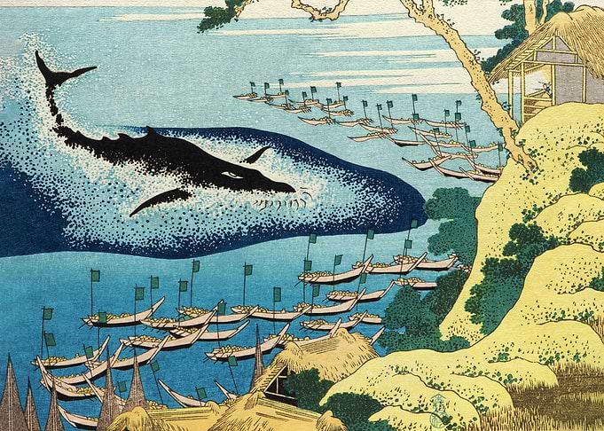 Whaling off the Goto Coast