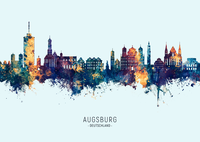 Augsburg Skyline Germany