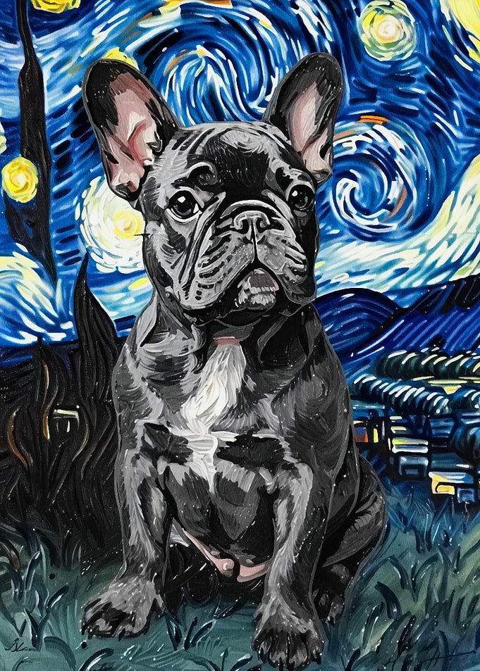bulldog vangogh