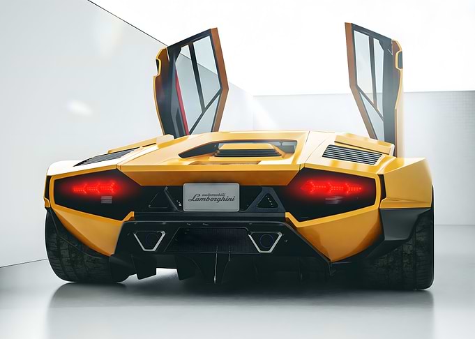 Restomod Countach Lambo