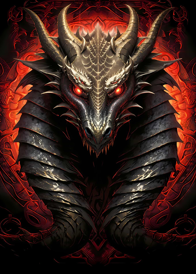 Dragon Hell Portrait