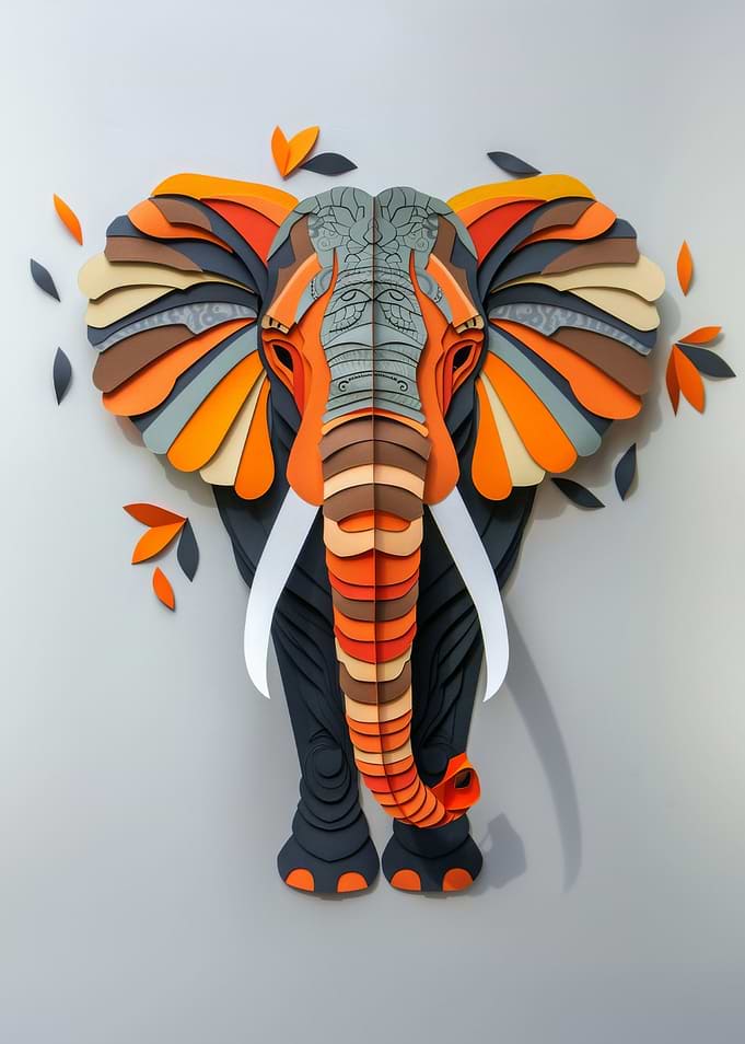 Elephant Paper Craft