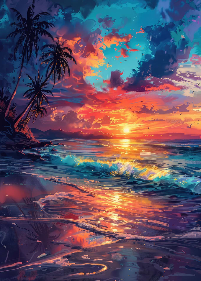 Tropical Sunset Symphony