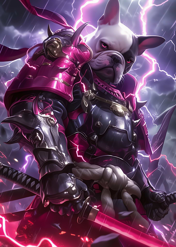 Samurai Bulldog anime art