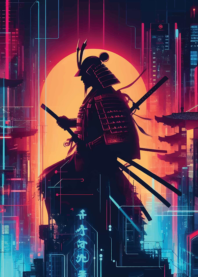 Cyberpunk Samurai