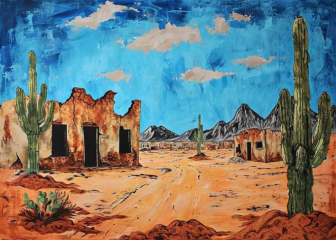 Desert ghost town