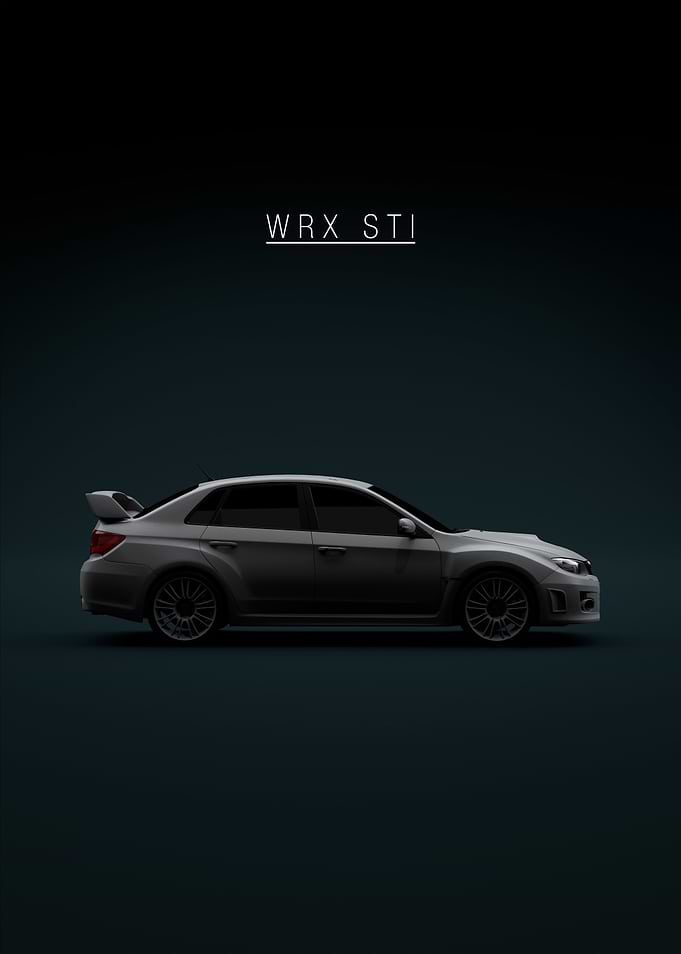 Subaru WRX STI Sedan Grey