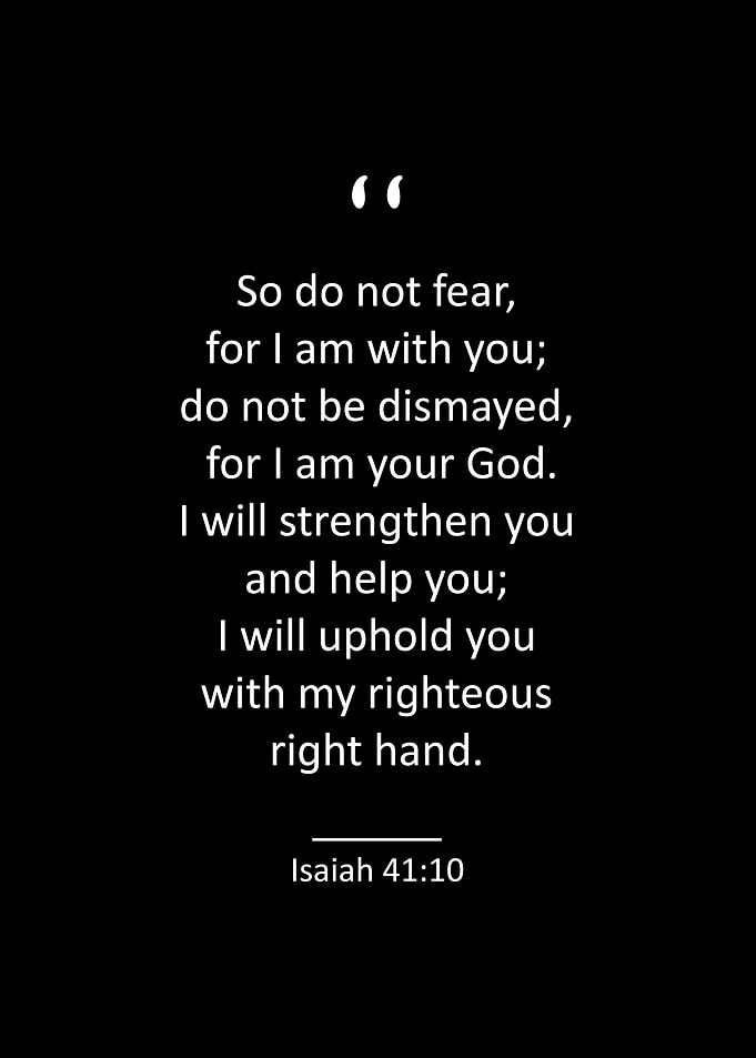 Isaiah 41 10