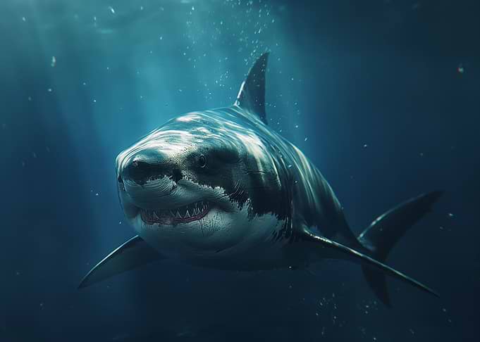 Megalodon shark