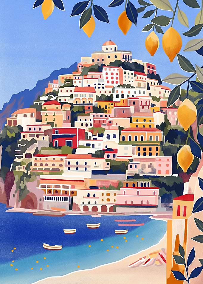 Beautiful Almafi Coast