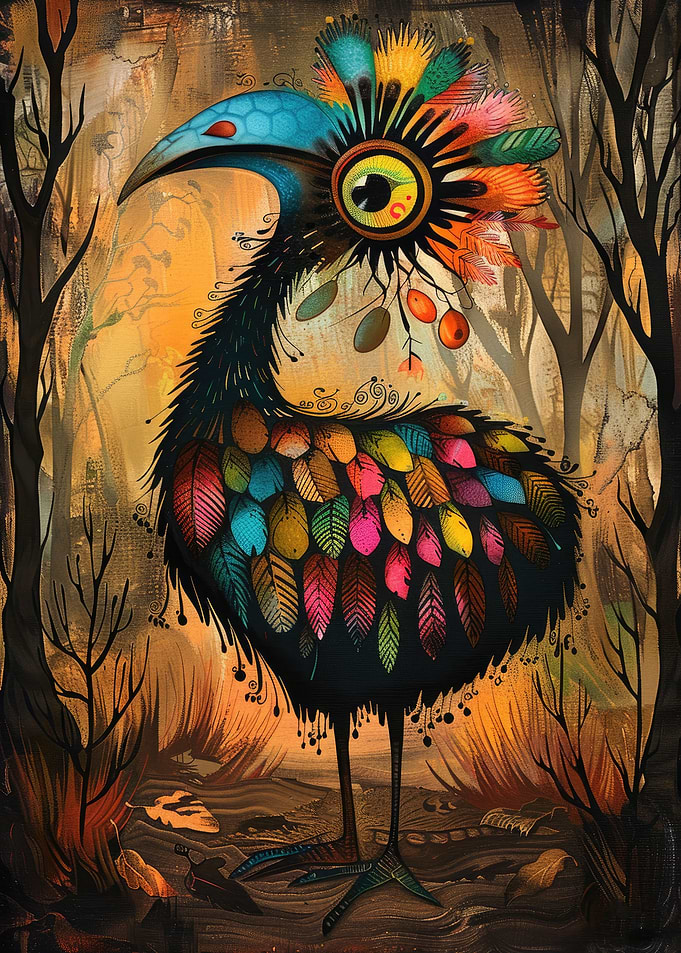Vibrant Forest Dodo