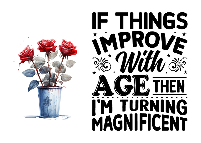 I am turning magnificent