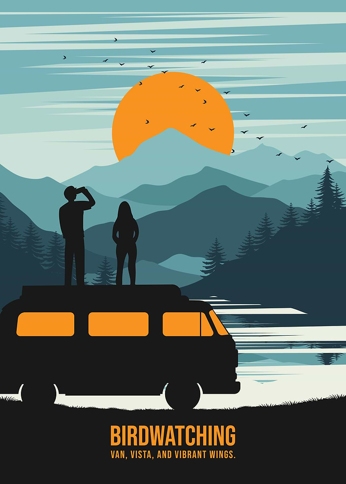 Birdwatching Sunrise Van