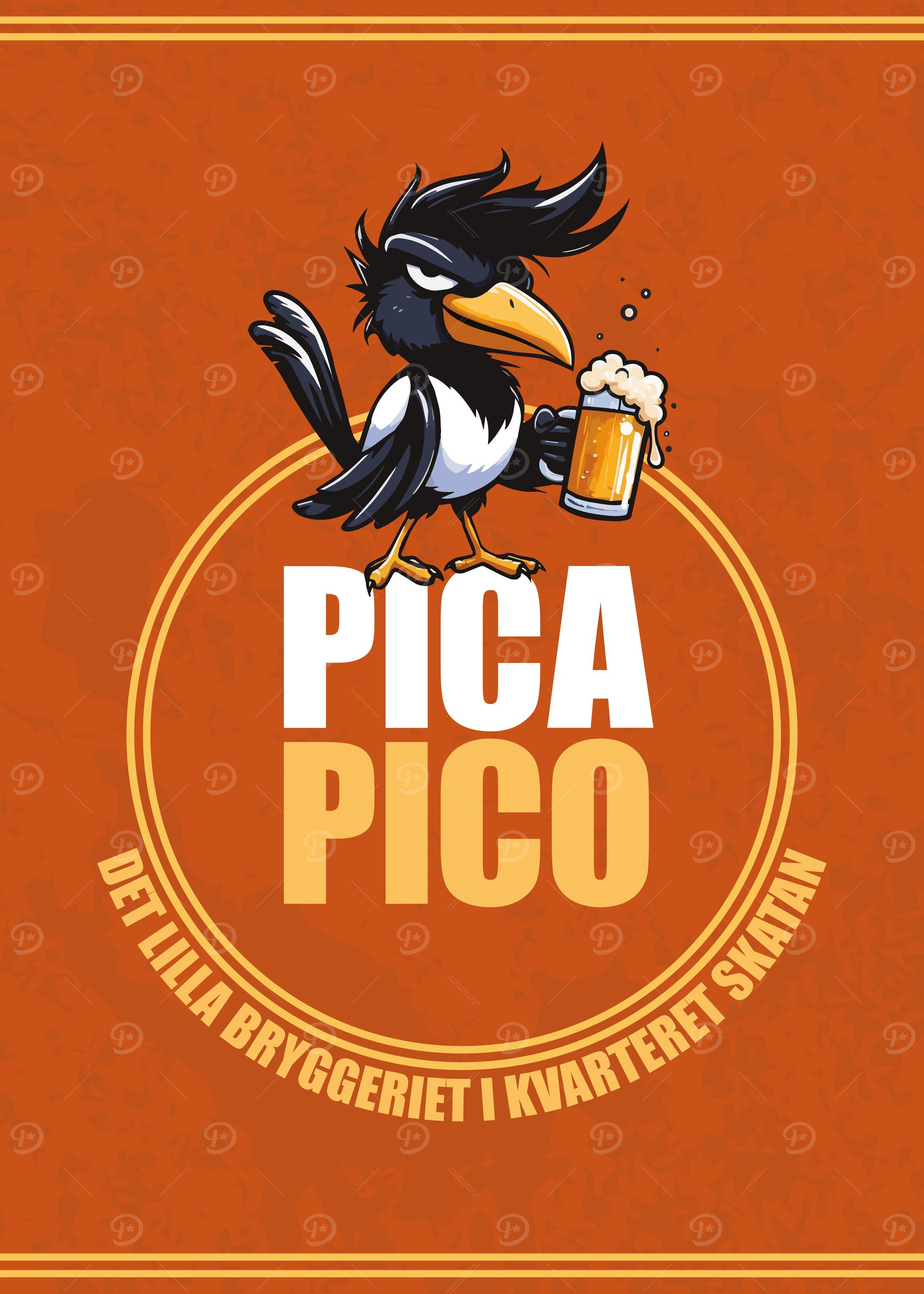 PICA PICO Brewery Logotype