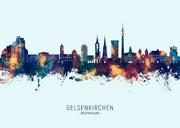 Gelsenkirchen Skyline