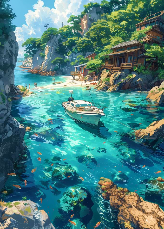 Oasis Bay Landscape Beach