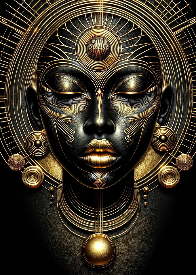 Elegant African Queen