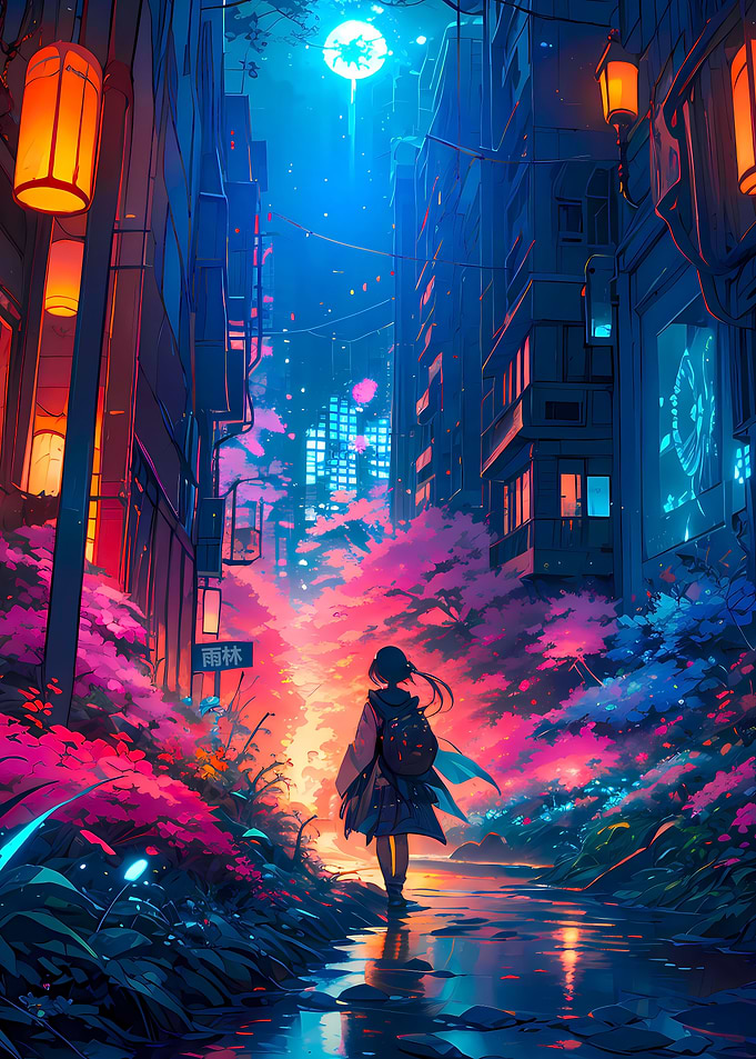anime Mori no machi no ame