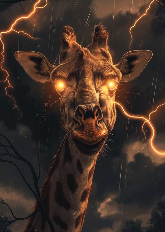 Giraffe Lighting Fantasy