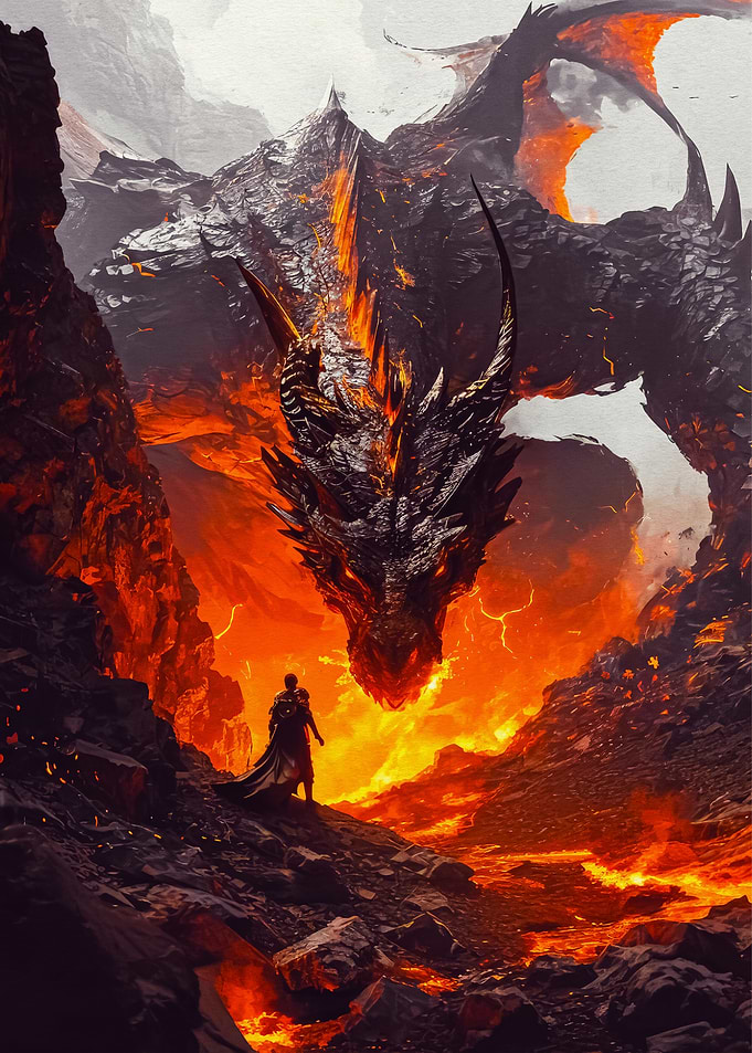 Knight Versus Dragon