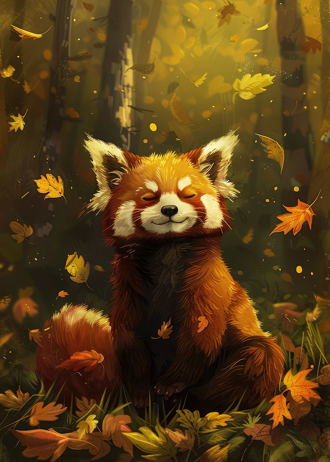 Contented Red Panda