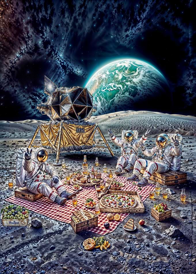Astronauts Lunar Lunch