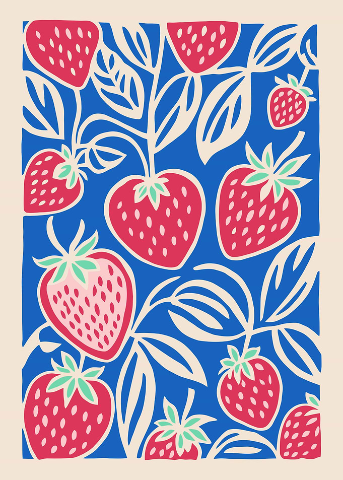Blue Strawberry Field