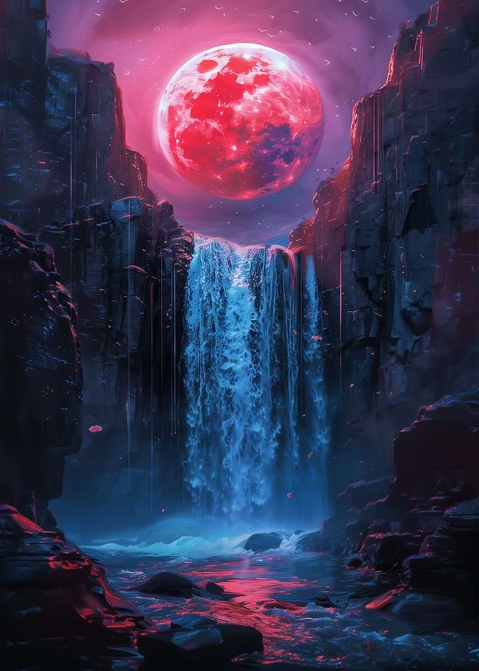 Blood Moon Red