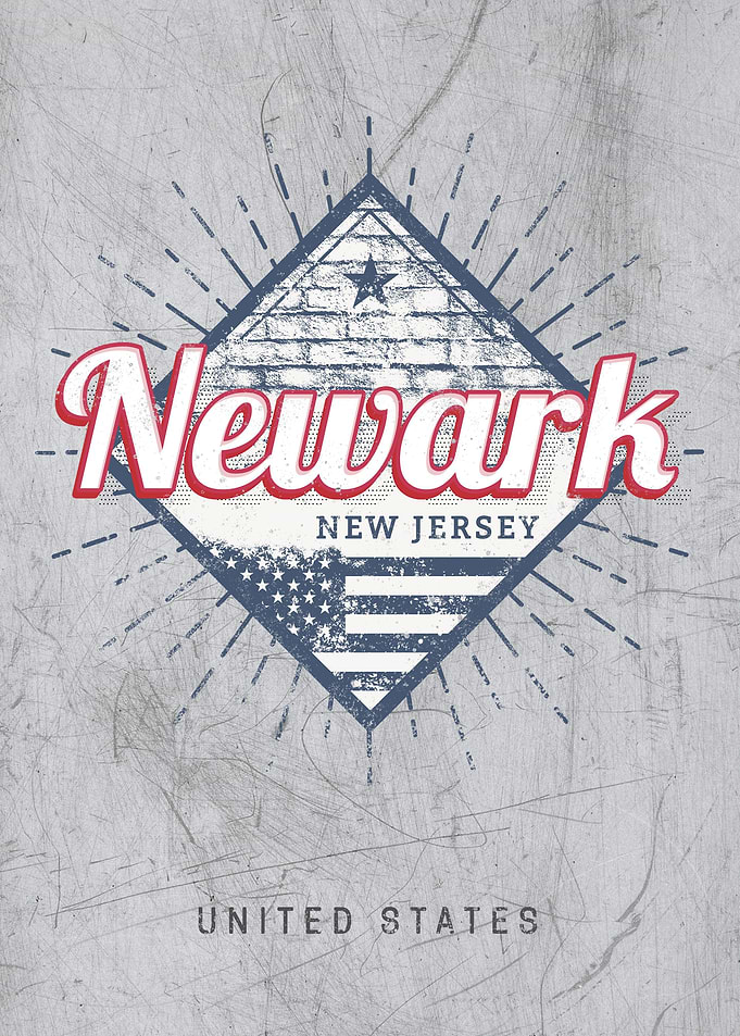 Newark City New Jersey USA