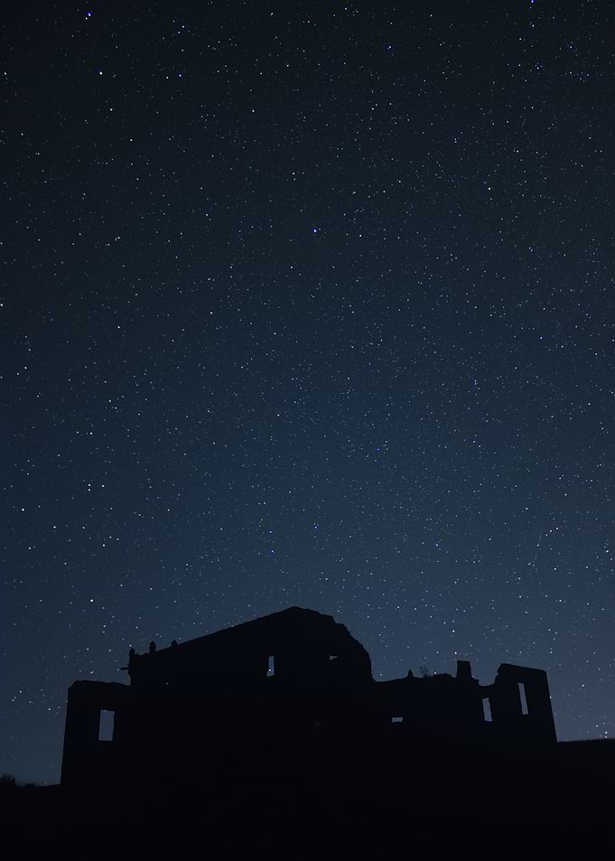 Castle Ruins in the Night
