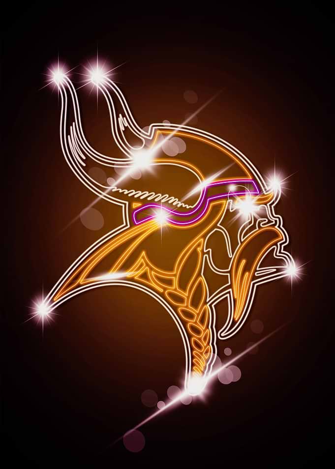 Vikings Neon artwork