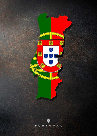 portugal flag maps