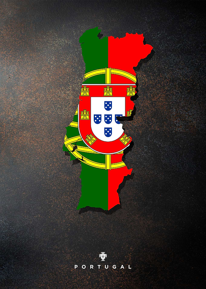 portugal flag maps