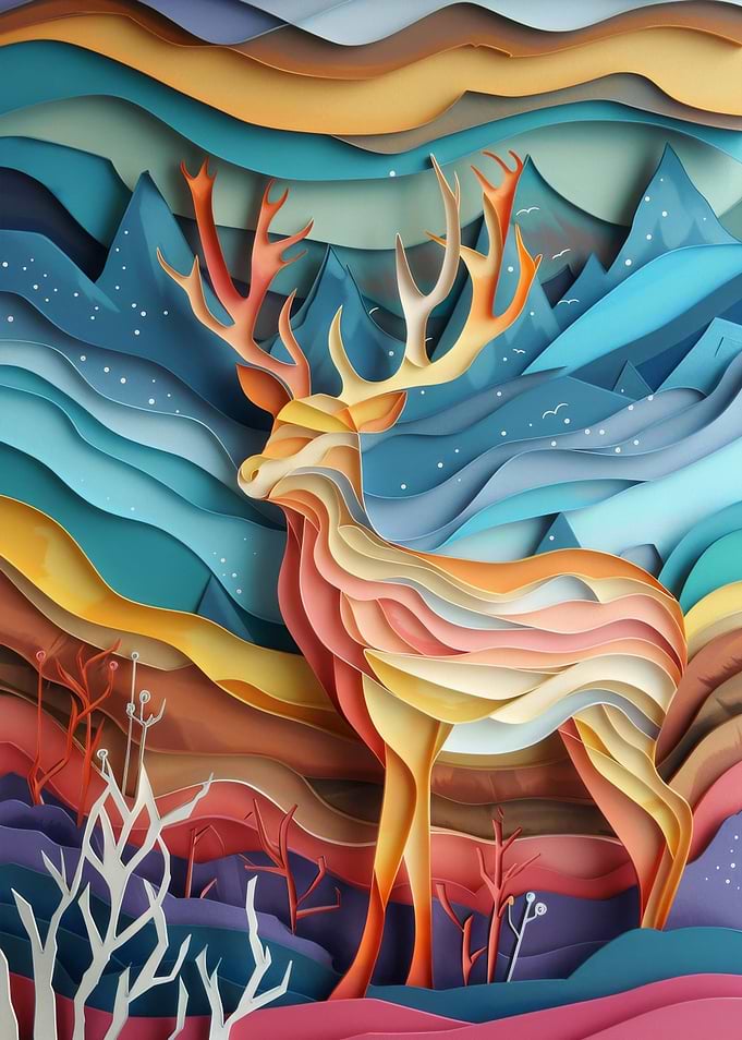 Deer Paper Craft