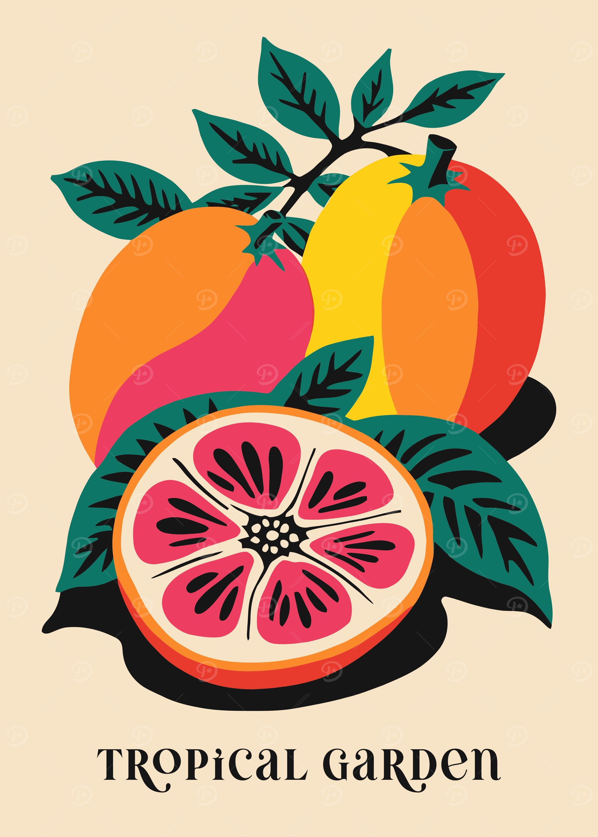 Tropical Garden Art