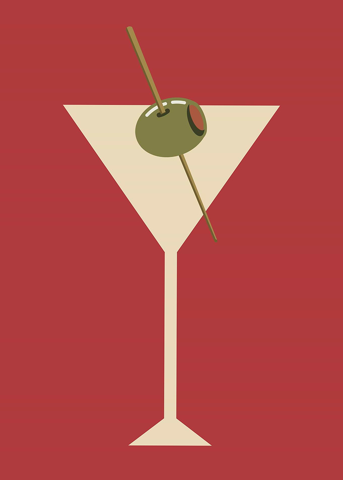Martini cocktail